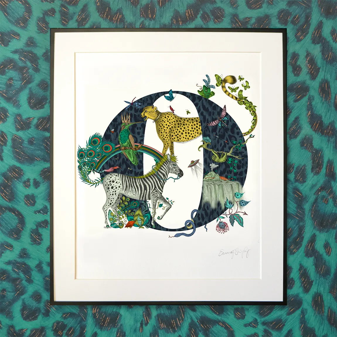 'O' Monogram Fine Art Print