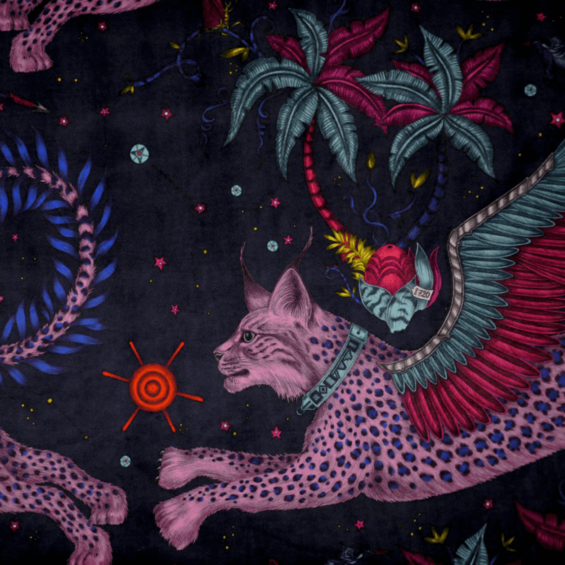 Lynx Velvet Fabric