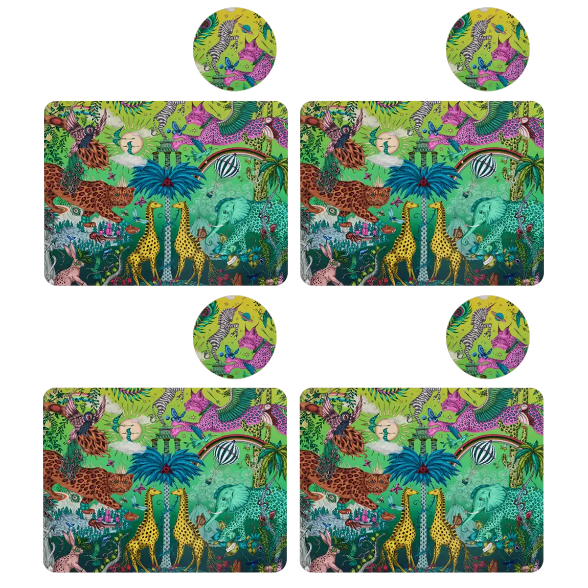 Paradise lost Placemat and Coaster Set