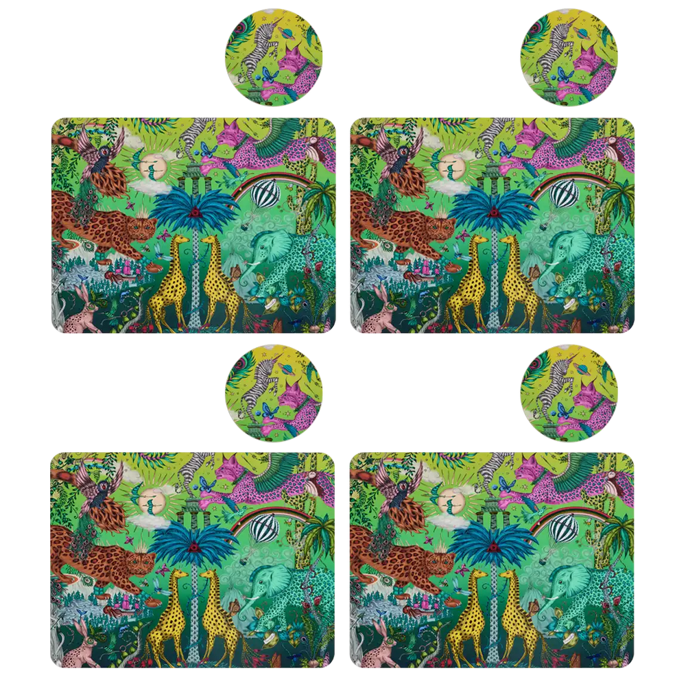 Paradise lost Placemat and Coaster Set