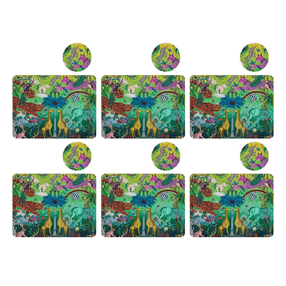 Paradise lost Placemat and Coaster Set