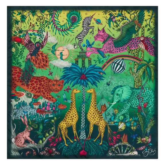 Paradise Lost Silk Twill Scarf