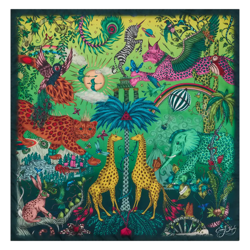 Paradise Lost Silk Twill Scarf