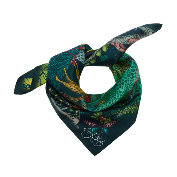 Paradise Lost Silk Twill Scarf