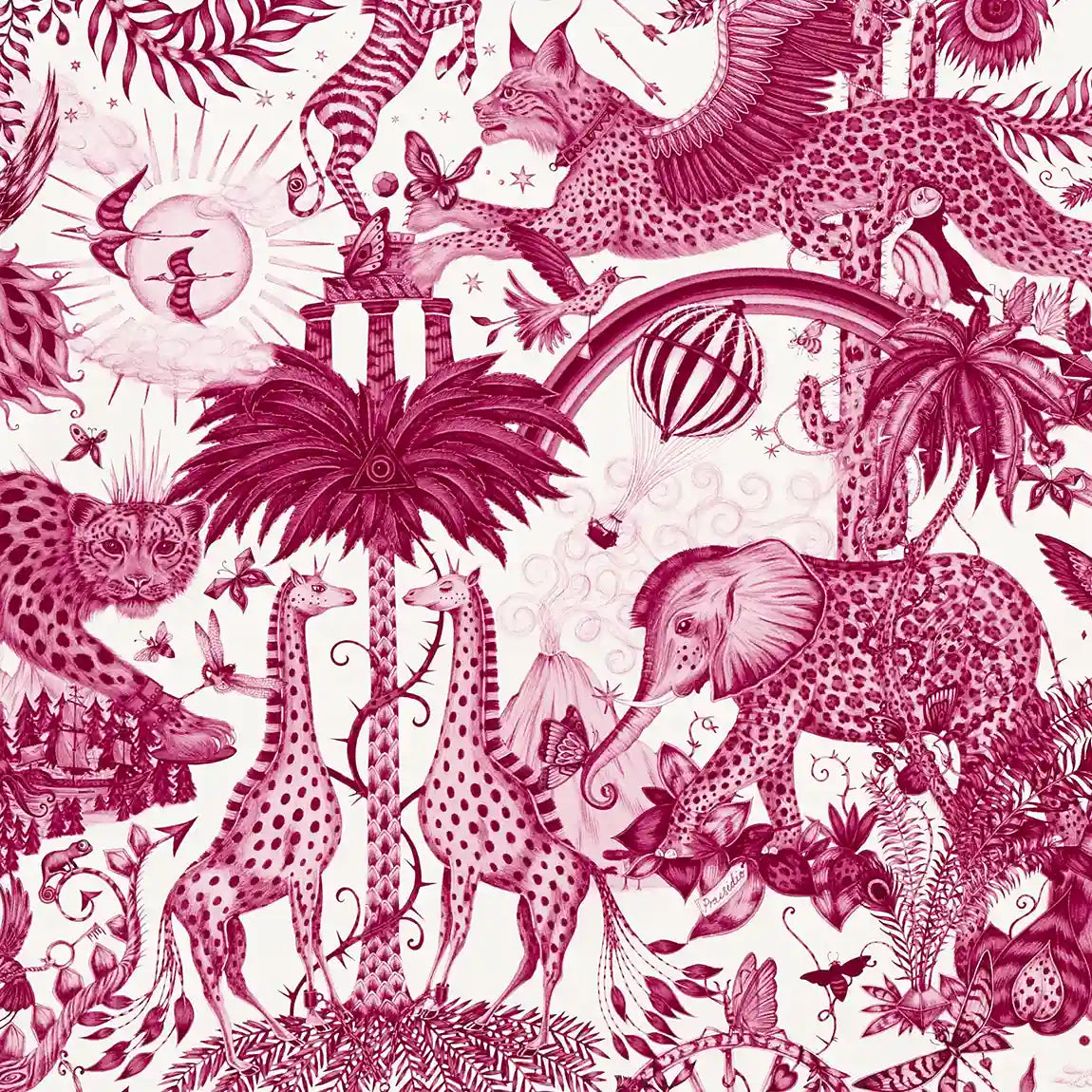 Paradise Lost Cotton Fabric