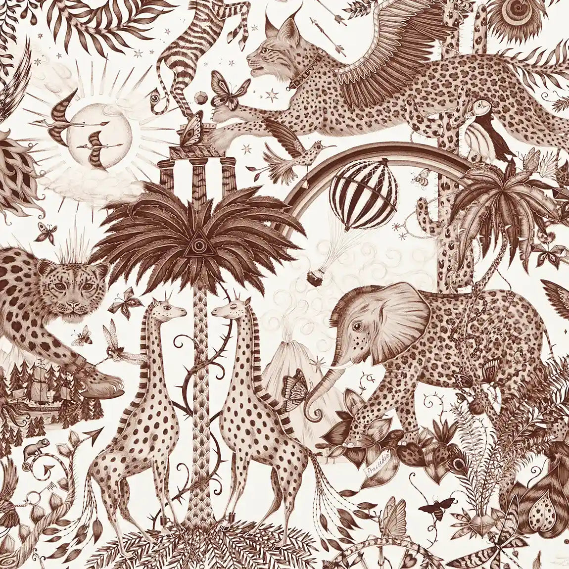 Paradise Lost Cotton Fabric