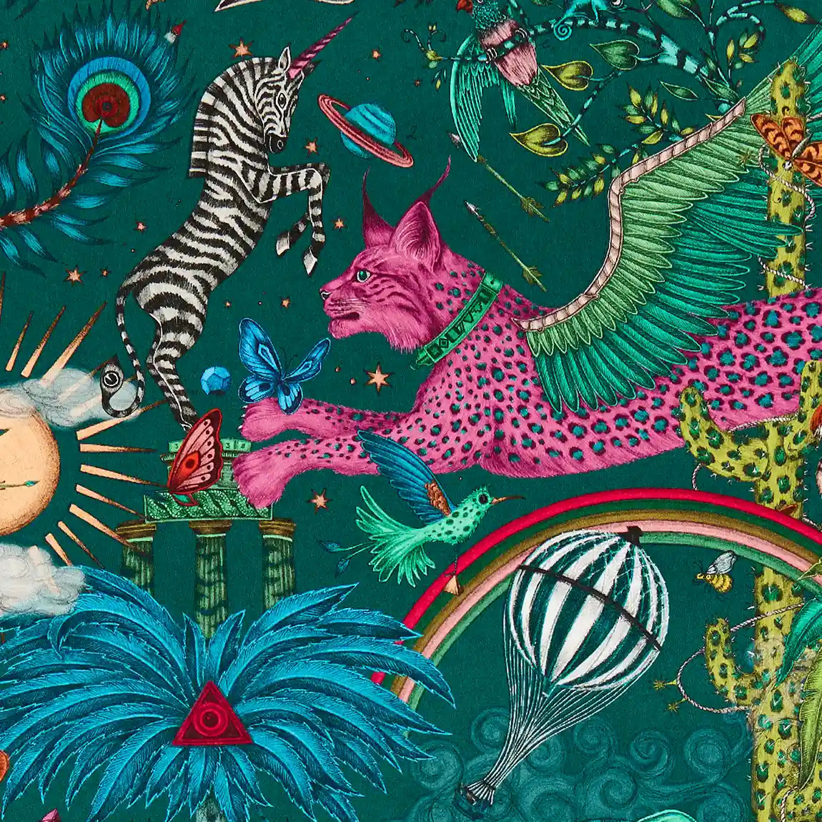 Giclee Glow Paper Bark Zoey Hammered Oil-Rubbed Bronze Table Lamps Set of 2 with Print Shade並行輸入 Metamorphosis - The Changing Landscape by Silvermine Arts Center