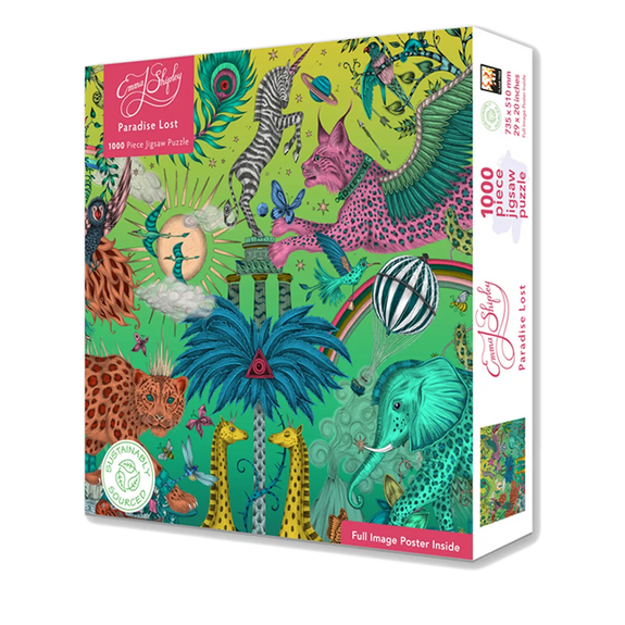 Emma J Shipley Paradise Lost Jigsaw Puzzle 1000 piece - Flame Tree Emma J Shipley Paradise Lost Jigsaw Puzzle 1000 piece - Flame Tree
