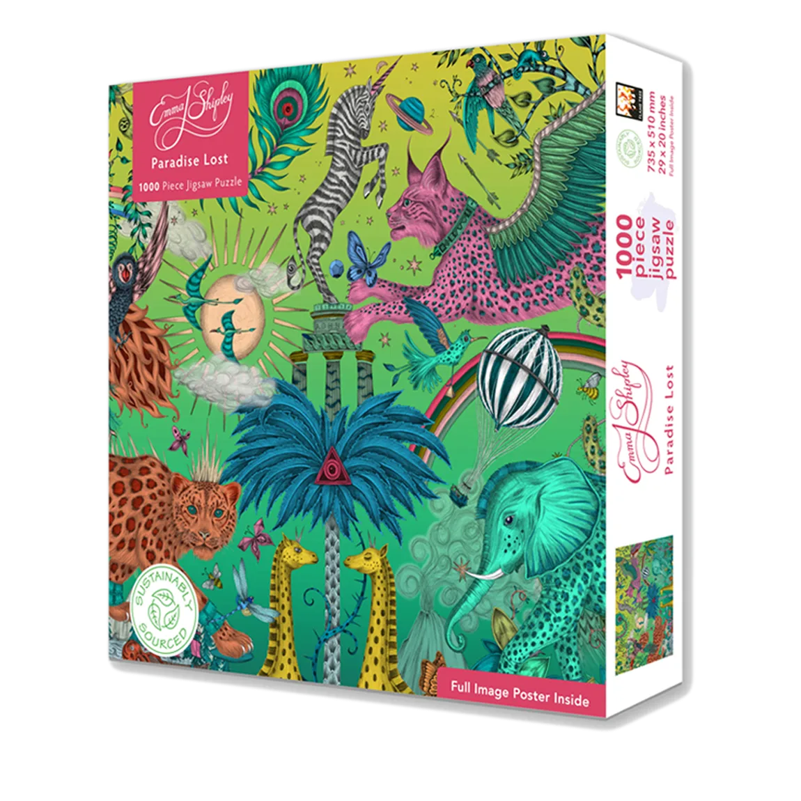 Emma J Shipley Paradise Lost Jigsaw Puzzle 1000 piece - Flame Tree