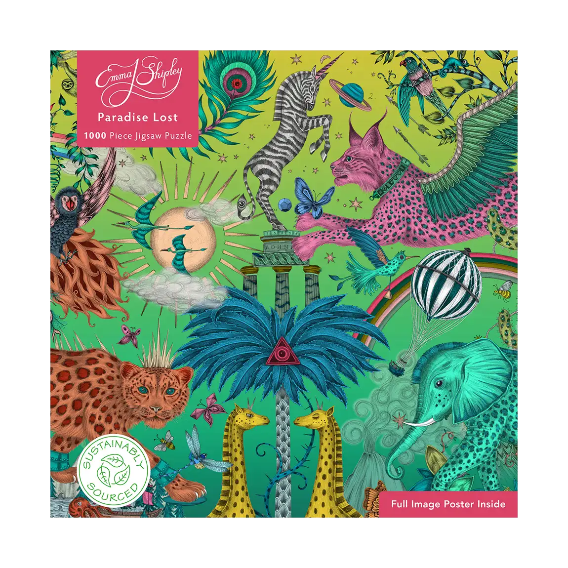 Emma J Shipley Paradise Lost Jigsaw Puzzle 1000 piece - Flame Tree