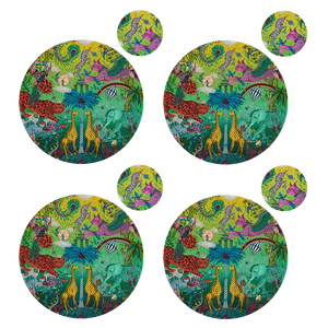 Paradise Lost Round Placemat and Coaster Set swatch icon