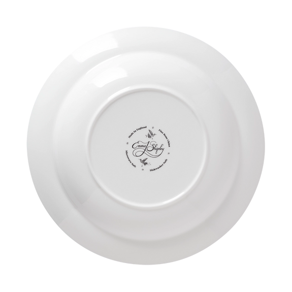 1 | 4 | 6 | White ceramic bowl with a decorative logo on a white background