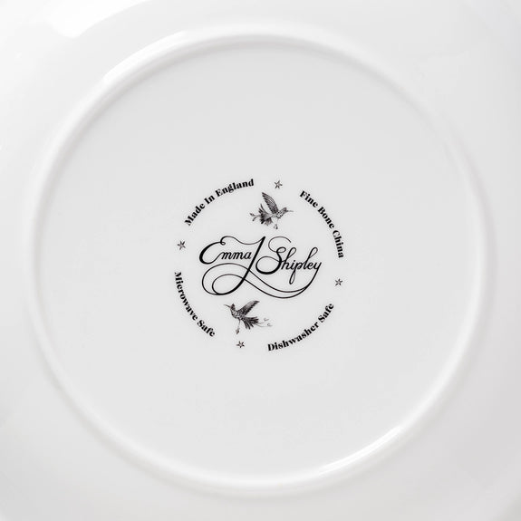 1 | 4 | 6 | White bowl with black text and bird illustrations on a white background