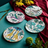 Zambezi Dinner Plates | Lynx Dinner Plates | Mixed Dinner Plates | All four Emma J Shipley fine bone china side plates: Kruger, Zambezi, Lynx and Lost World