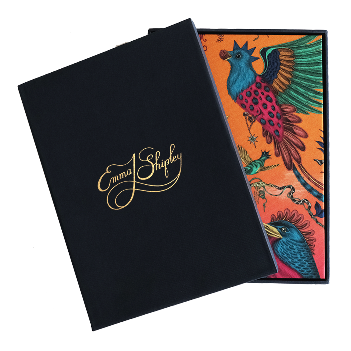 Quetzal Silk Notebook - Peach