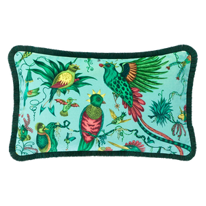 Quetzal Luxury Velvet Bolster Cushion swatch icon