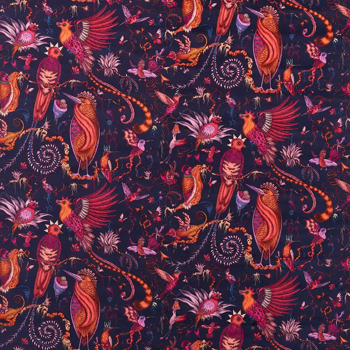 Quetzal Velvet Fabric