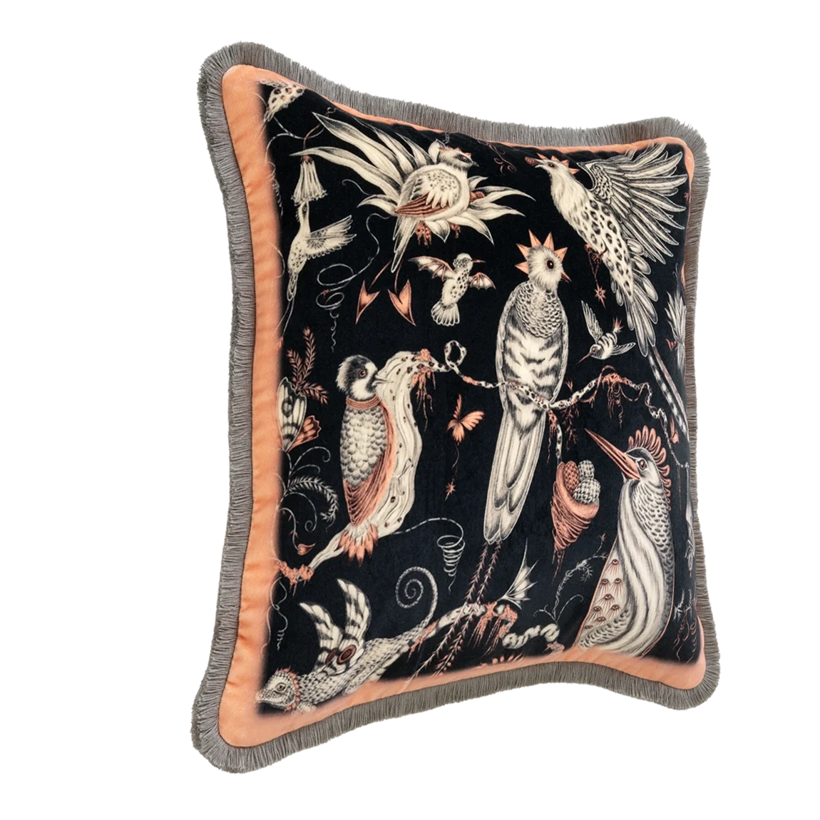 Quetzal Luxury Velvet Cushion