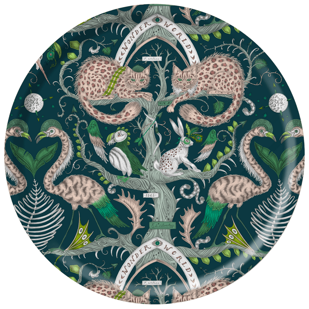 Wonder World Round Tray