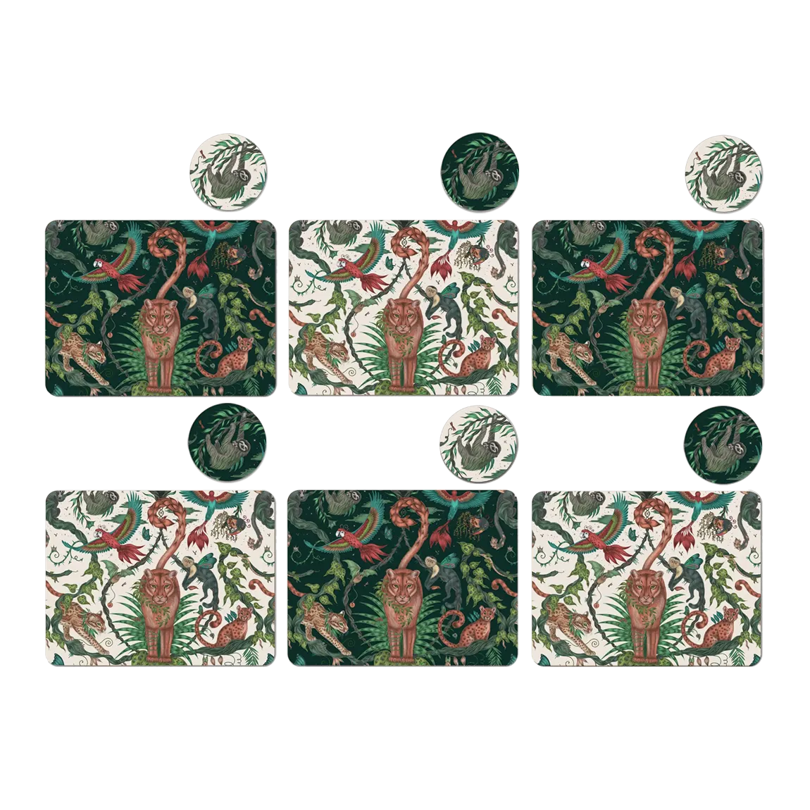 Bosque Dreams  'Mix & Match' Placemat and Coaster Set