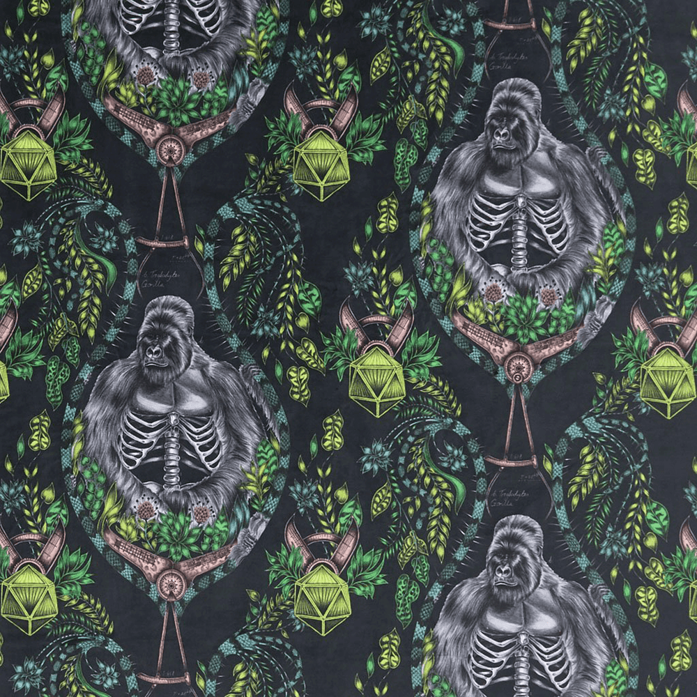 Silverback Velvet Fabric