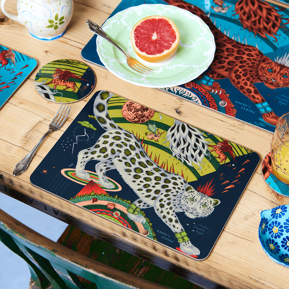 Snow Leopard Placemat