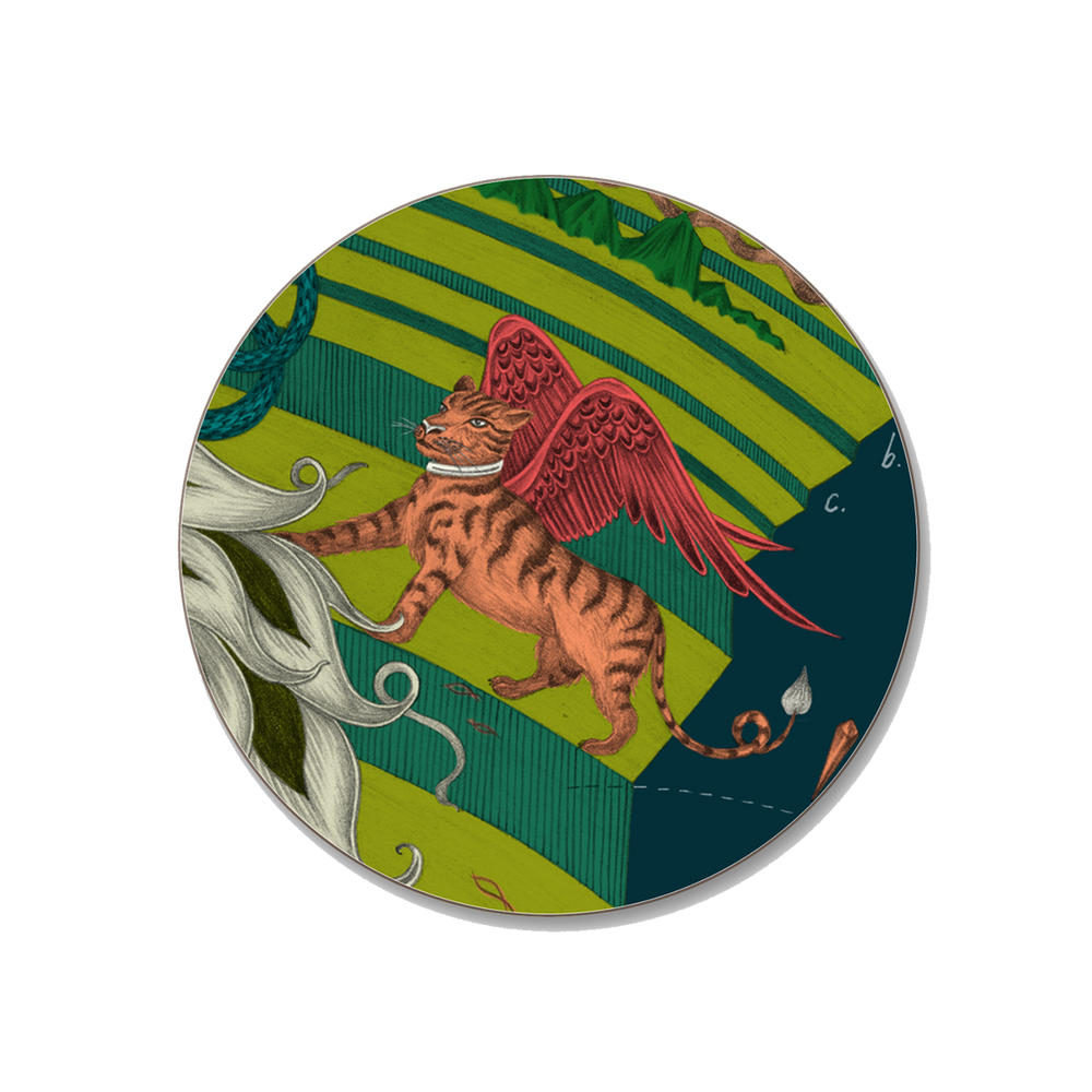 Snow Leopard Coaster