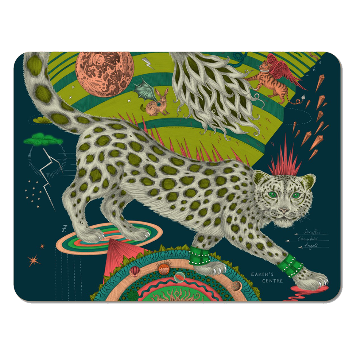 Snow Leopard Placemat