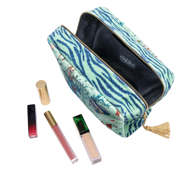 Seaforest Velvet Cosmetic Bag