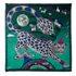 Snow Leopard Fine Wool Scarf - Winter