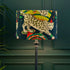 Snow Leopard Velvet Lampshade - Large