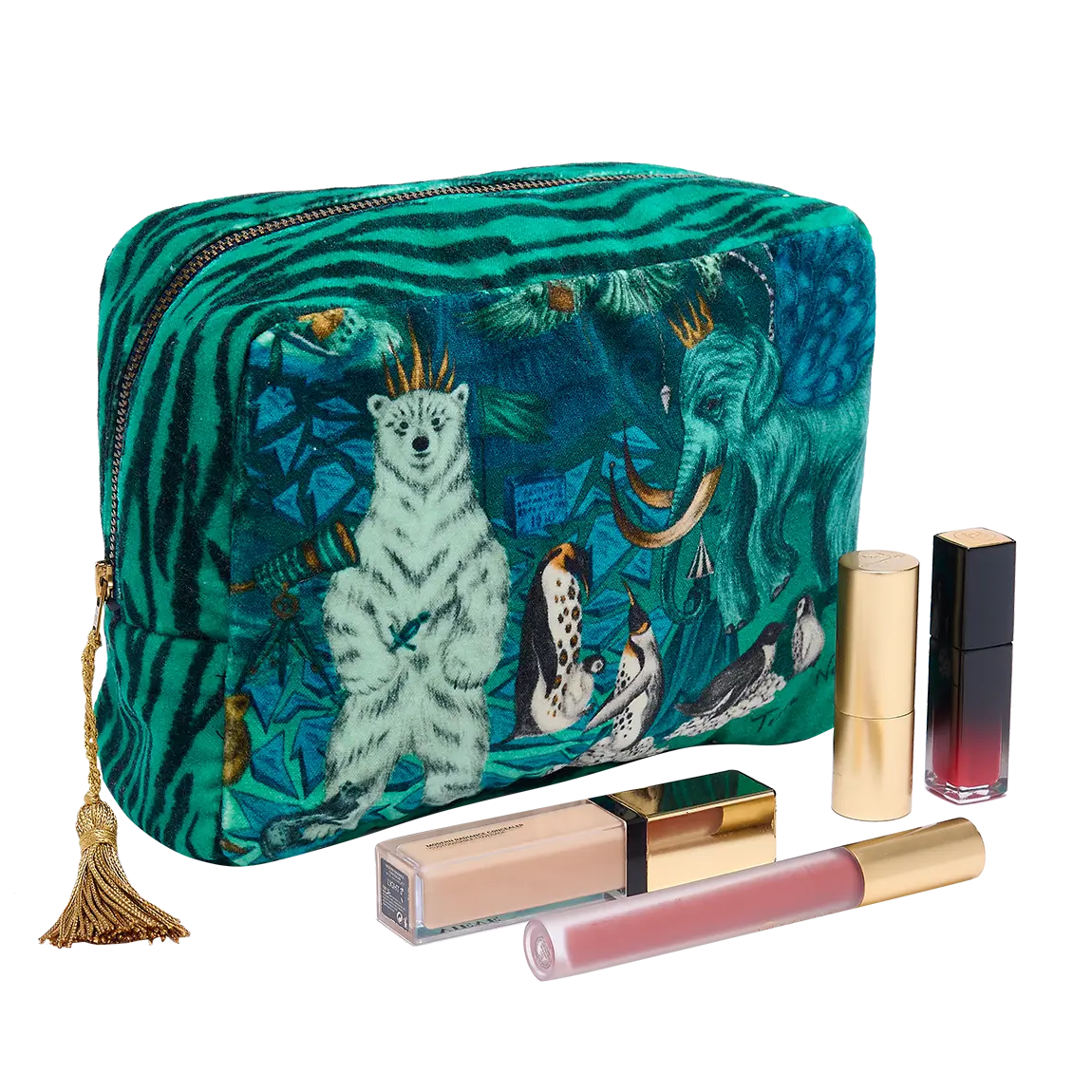 Terra Nova Velvet Cosmetic Bag