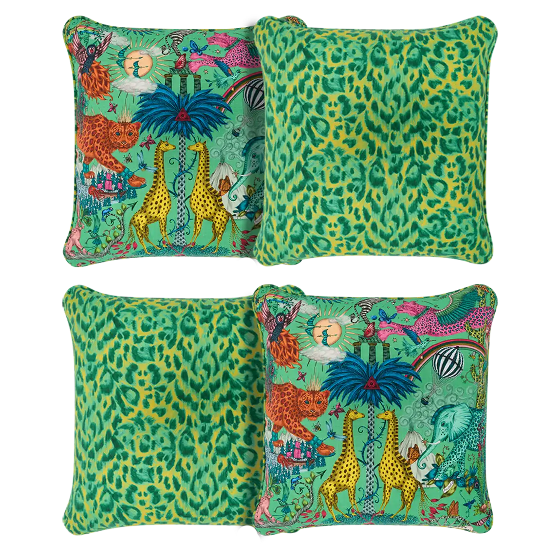 The Jungle Reverie Outdoor Cushion Set