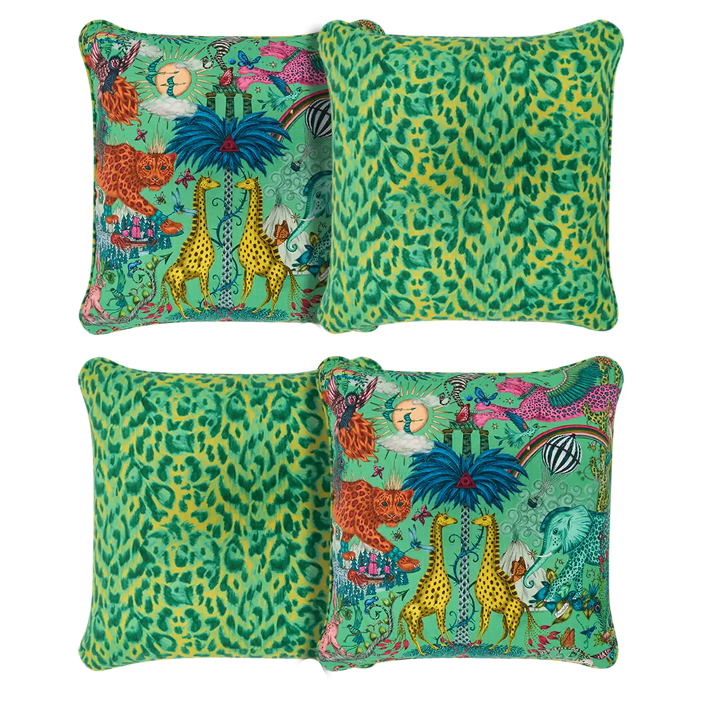 The Jungle Reverie Outdoor Cushion Set