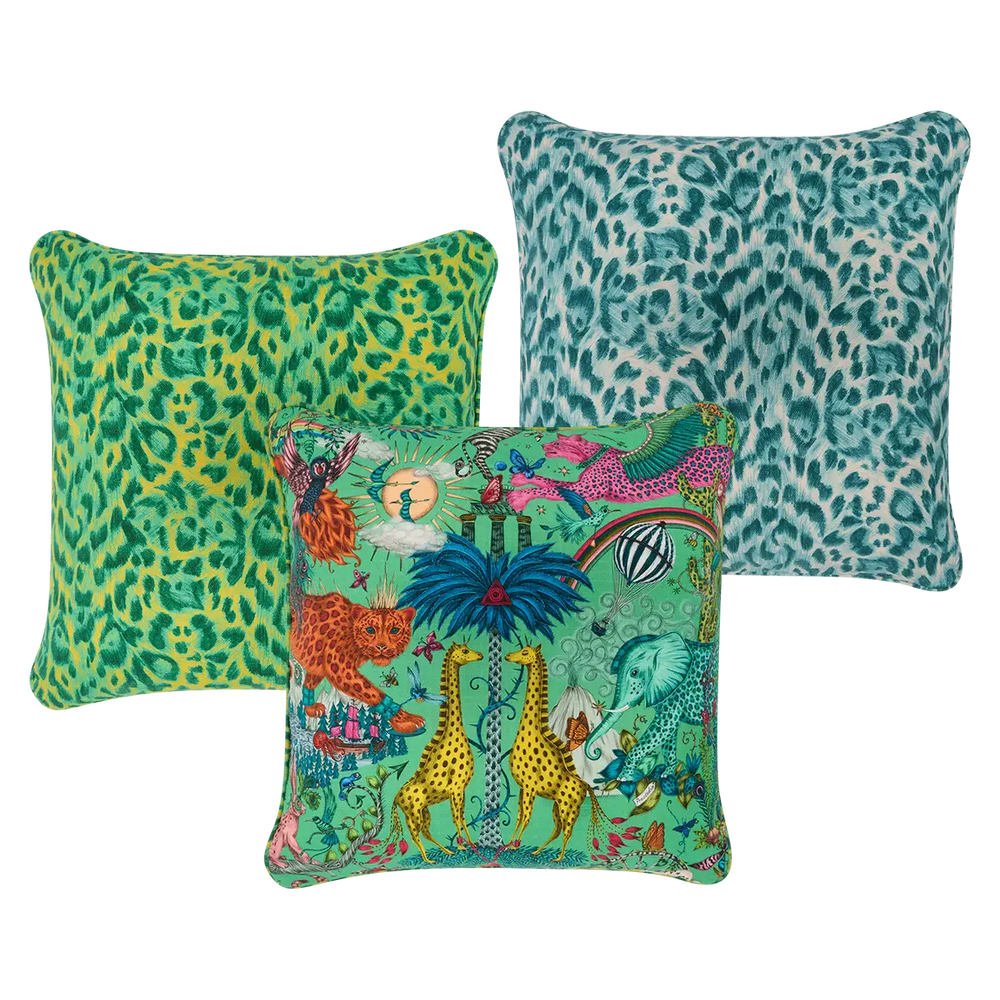 The Wild Trio Outdoor Cushion Set