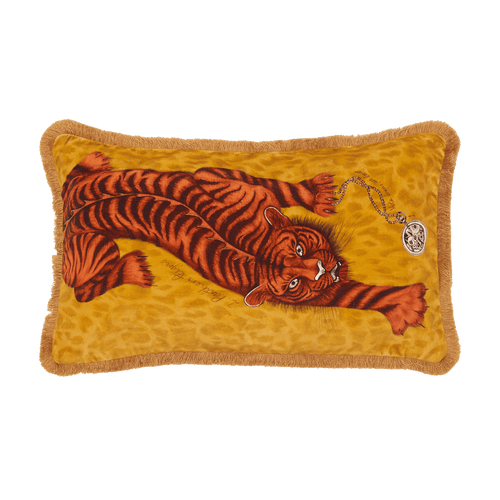 Tigris Luxury Velvet Bolster Cushion swatch icon