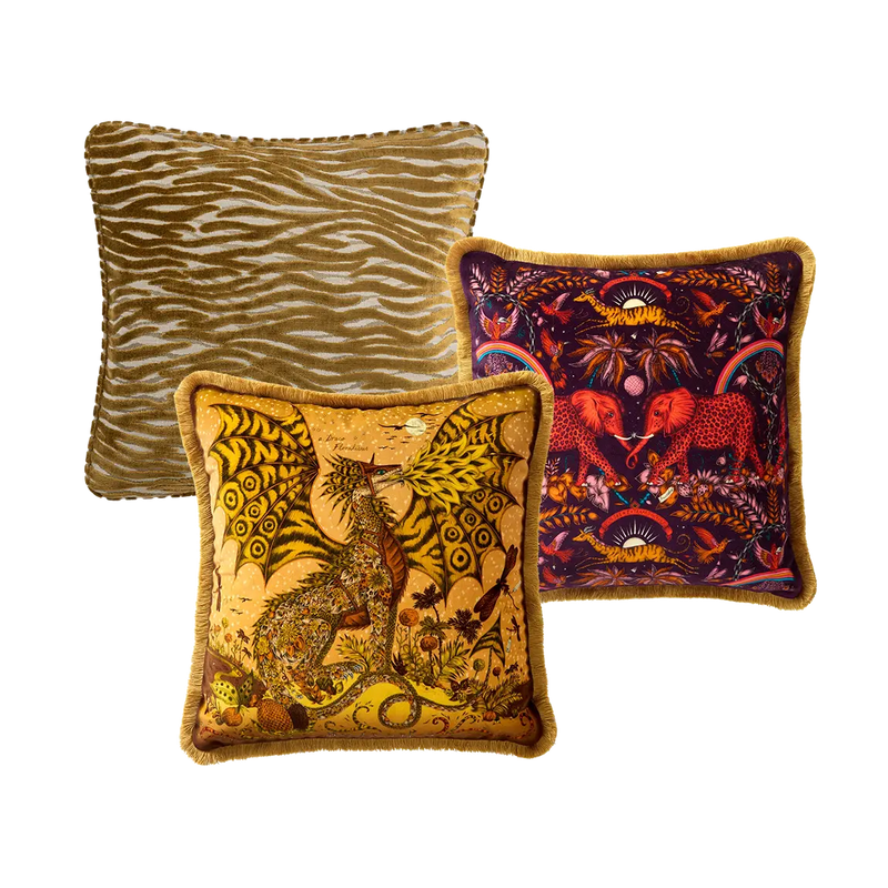 Amber Luxury Cushion Trio Set