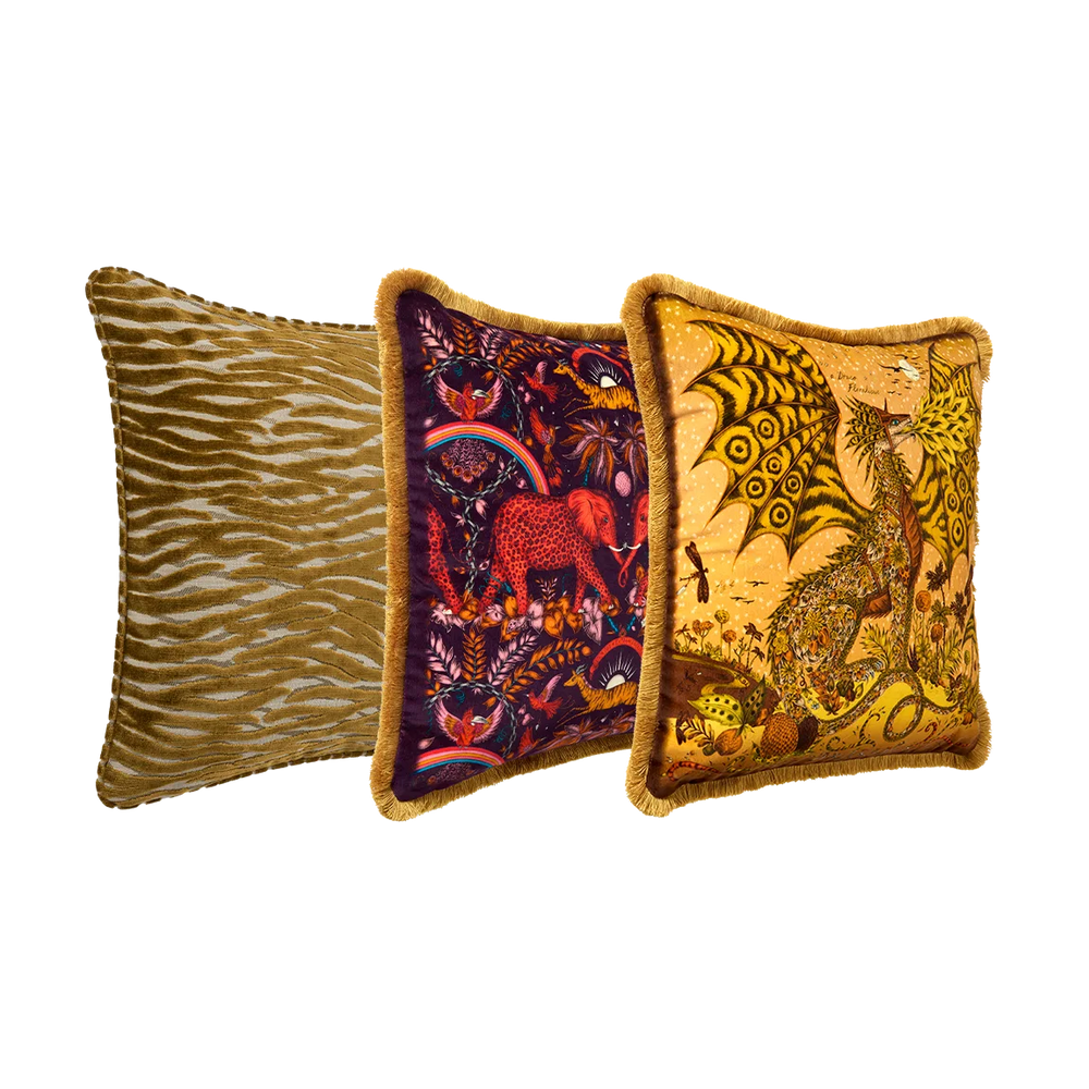 Amber Luxury Cushion Trio Set