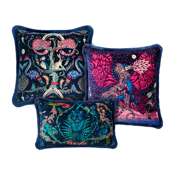 Nocturne Luxury Cushion Trio Set