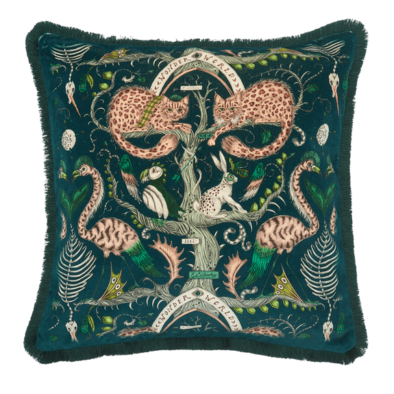 Green Luxury Velvet Cushion Set