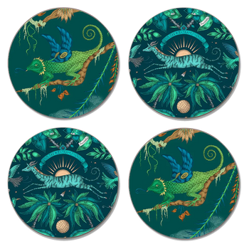 The Wanderlust Coasters - Set of 4