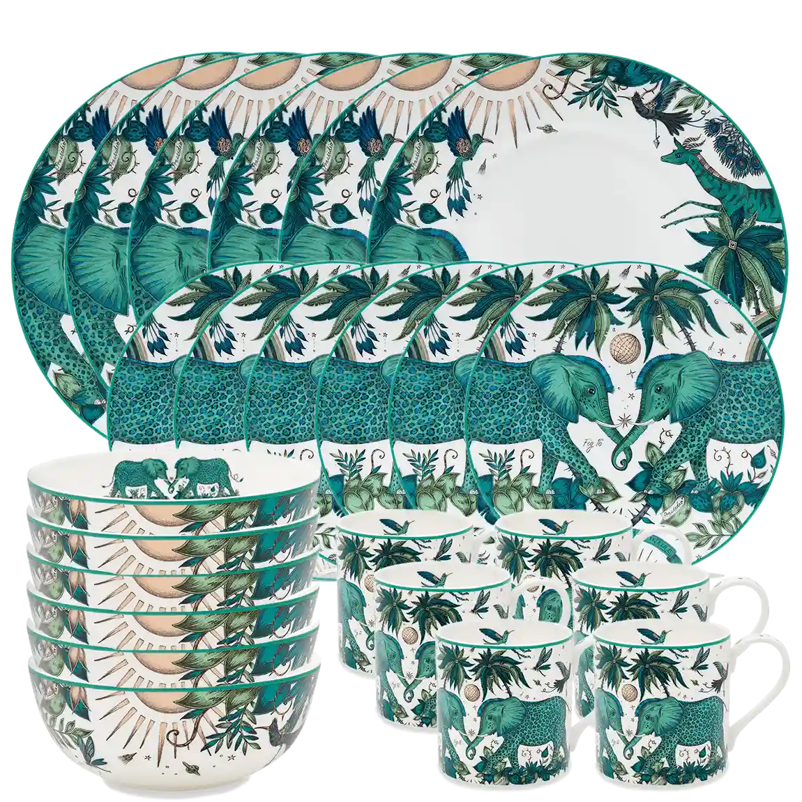 Zambezi 24-piece Dining Set