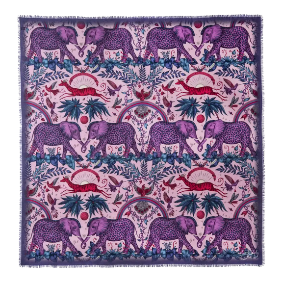Zambezi Fine Wool Scarf - Summer