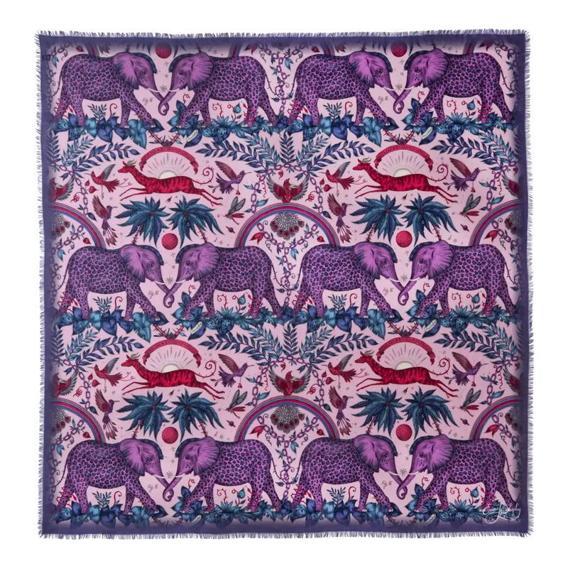 Zambezi Fine Wool Scarf - Summer