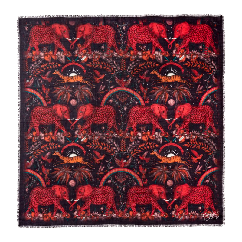 Zambezi Fine Wool Scarf - Autumn