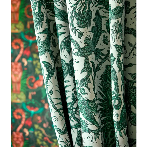 Bosque Dreams Jacquard Made-to-Measure Curtains