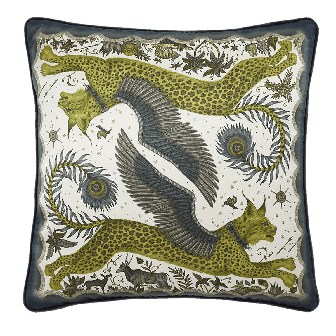 Lynx Silk Cushion