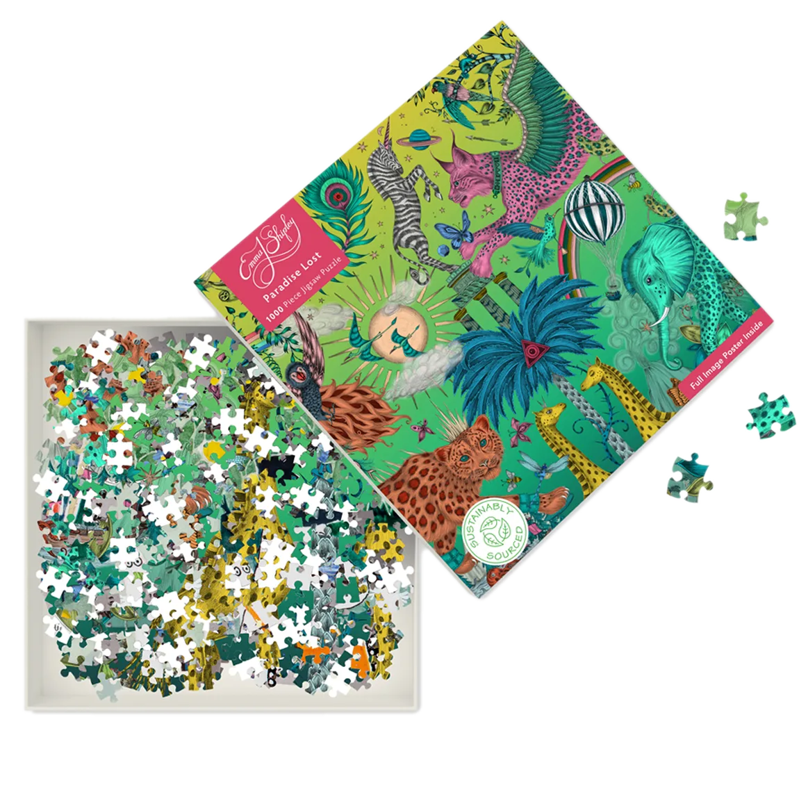 Emma J Shipley Paradise Lost Jigsaw Puzzle 1000 piece - Flame Tree