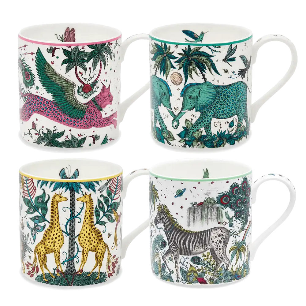 The Explorer Mugs - Set of 4