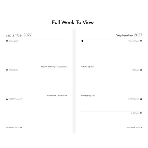 Bosque Dreams Diary and Calendars Set - 2027